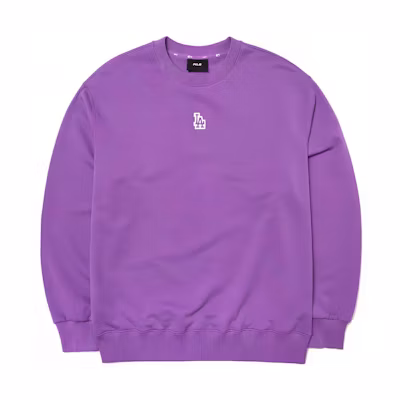 MLB New York Yankees Solid Logo Crewneck Sweatshirt Purple () 3AMTB0414-07LDD