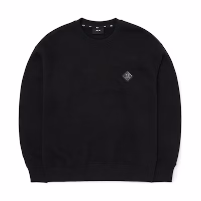 MLB New York Yankees Solid Logo Embroidered Pullover Sweatshirt Unisex Black 3AMTW0126-50BKS