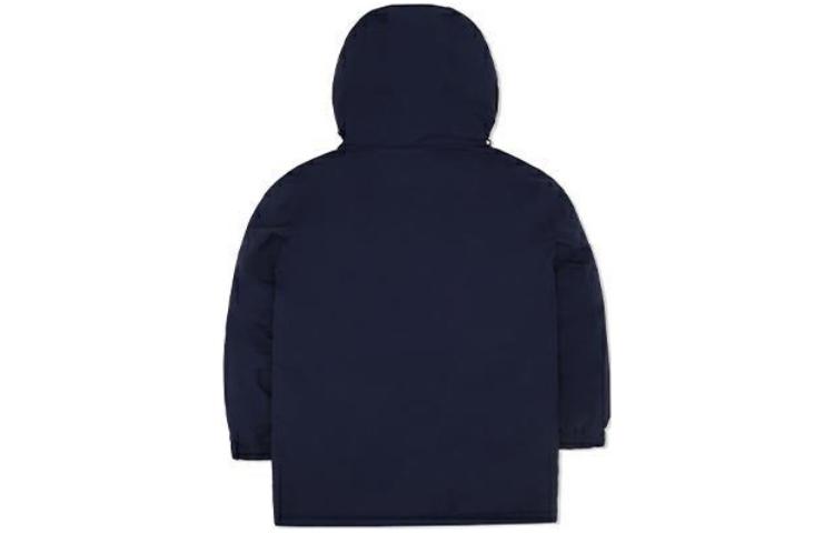 MLB New York Yankees Solid Navy Blue Puffer Jacket with Hoodie Unisex 3ADJEC526-1 圖 3