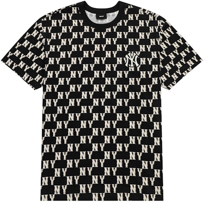MLB New York Yankees SS23 Monogram Logo Black Short Sleeve Tee Unisex 3ATSM1133-50BKS Buy MLB New York Yankees SS23 Monogram Logo Black Short Sleeve Tee Unisex 3ATSM1133-50BKS