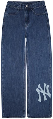 Pantalones Casual MLB New York Yankees SS24 Logo Denim Indigo para Hombre. 3LDPB0741-50INS Order Pantalones Casual MLB New York Yankees SS24 Logo Denim Indigo para Hombre. 3LDPB0741-50INS