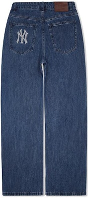 Pantalones Casual MLB New York Yankees SS24 Logo Denim Indigo para Hombre. 3LDPB0741-50INS Lookbook Pantalones Casual MLB New York Yankees SS24 Logo Denim Indigo para Hombre. 3LDPB0741-50INS