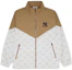 Order MLB New York Yankees SS24 Monogram Zip Jacket Unisex Cream Colorblock Design 3AWJM0341-50CRS