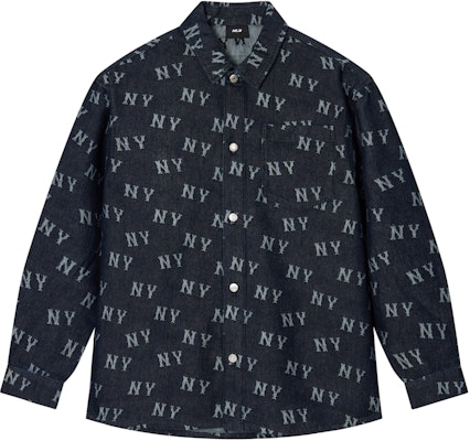 MLB ニューヨーク・ヤンキース SS24 オーバーサイズ デニム 長袖シャツ ネイビー ユニセックス 3ADRM0141-50NYD Buy MLB ニューヨーク・ヤンキース SS24 オーバーサイズ デニム 長袖シャツ ネイビー ユニセックス 3ADRM0141-50NYD