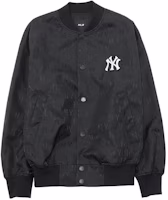 MLB New York Yankees SS24 Retro Monogram Button-Up Baseball Jacket Black Unisex 3AJPM0541-50BKS MLB New York Yankees SS24 Retro Monogram Button-Up Baseball Jacket Black Unisex 3AJPM0541-50BKS