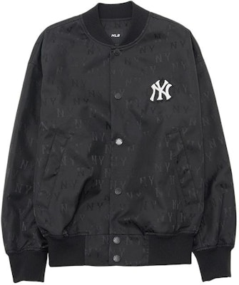 MLB ニューヨークヤンキース SS24 レトロモノグラム 野球ジャケット ブラック ユニセックス 3AJPM0541-50BKS Order MLB ニューヨークヤンキース SS24 レトロモノグラム 野球ジャケット ブラック ユニセックス 3AJPM0541-50BKS