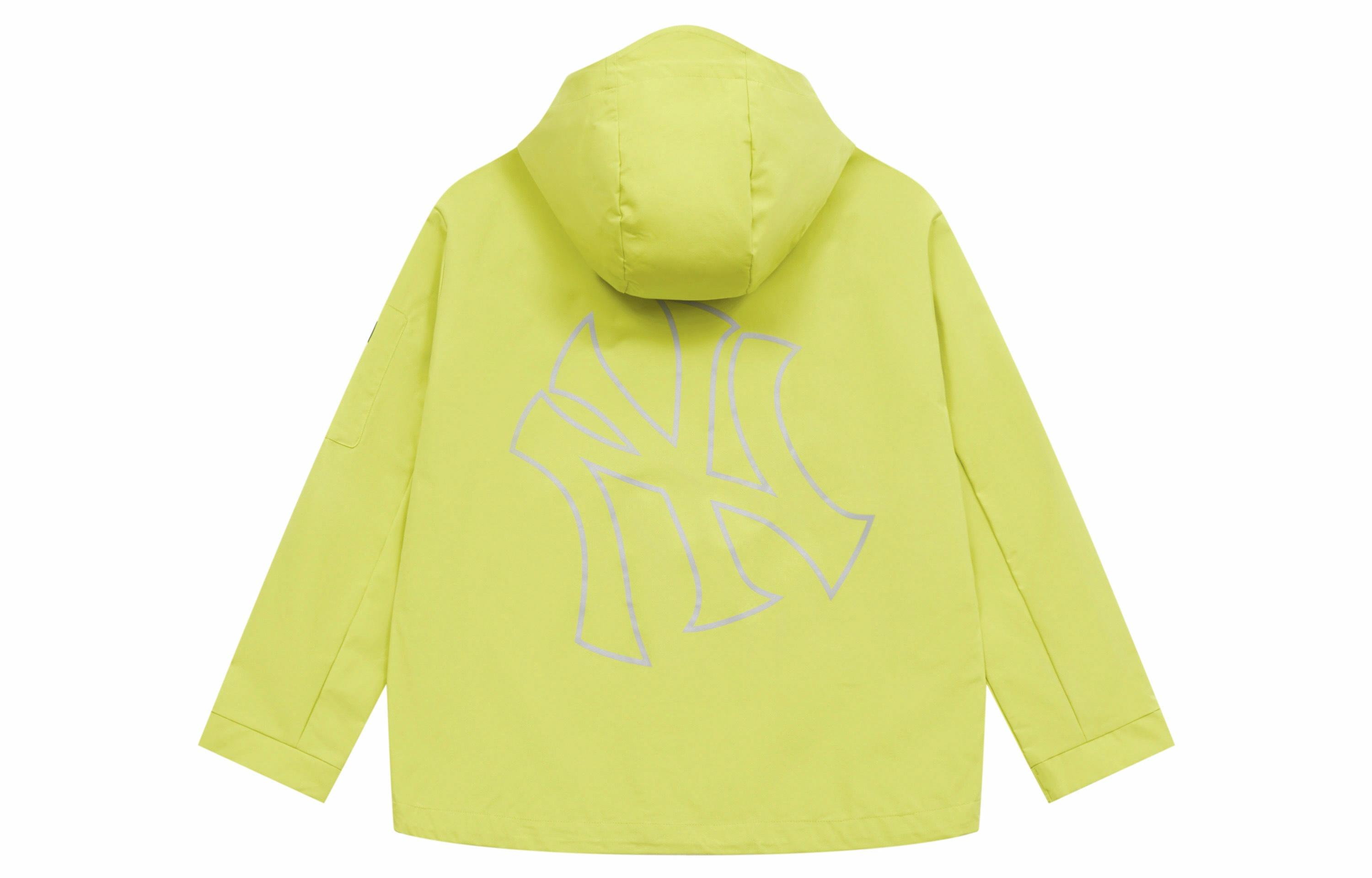 MLB New York Yankees SS25 Olive Windproof Logo Zip Hoodie Jacket Unisex. 3AWJB0351-50OLL 圖 2