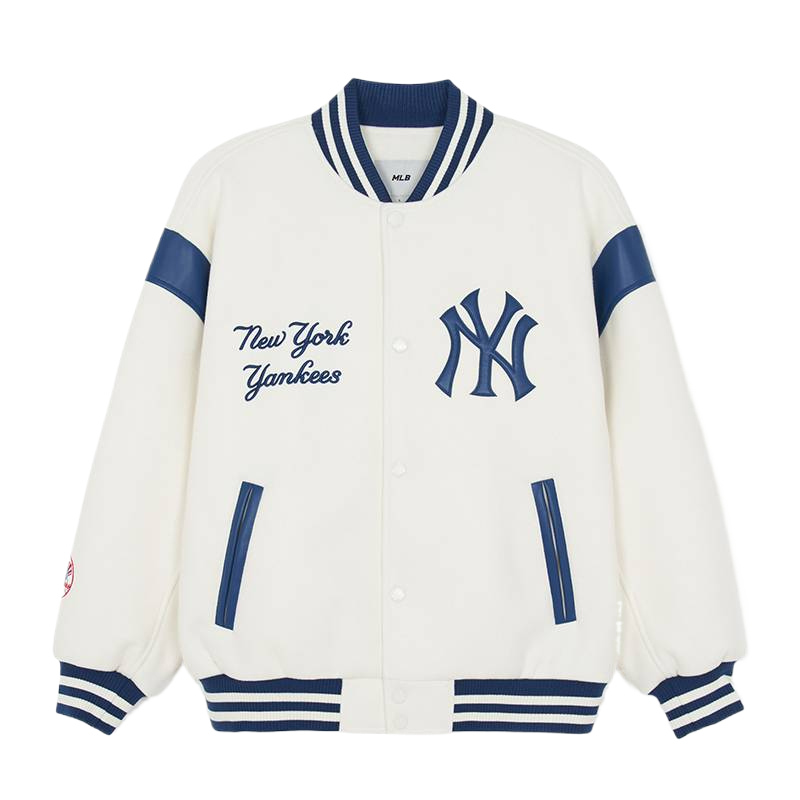 MLB New York Yankees SS26 Loose Fit Varsity Baseball Jacket Unisex 3AJPV2061-50CRS
