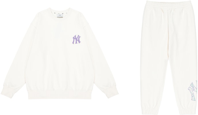 MLB 紐約洋基隊休閒男女同款米色運動衫與長褲套裝. 3APTI0126-50CRS3AMTI0126-50CRS Buy MLB 紐約洋基隊休閒男女同款米色運動衫與長褲套裝. 3APTI0126-50CRS3AMTI0126-50CRS