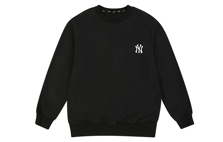 MLB New York Yankees Unisex Black Crewneck Sweatshirt Casual Loose Fit Long Sleeve 31MT03011-50L 圖 3