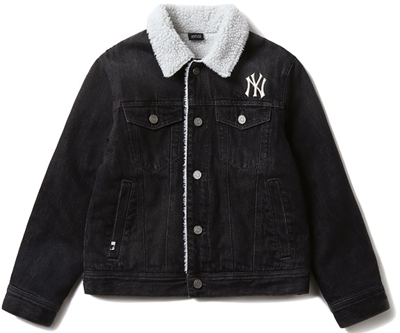 mlb-new-york-yankees-unisex-black-denim-jacket-with-collar-31-jpn-1041-50-l