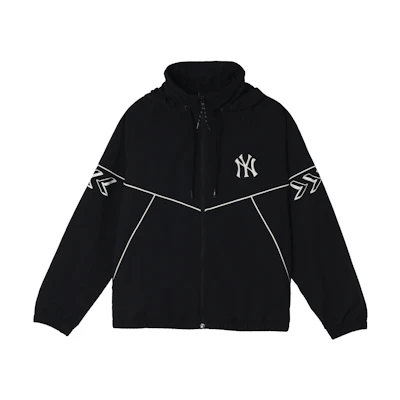 MLB New York Yankees Unisex Black Full-Zip Hoodie Jacket 3AWJS0114-50BKS