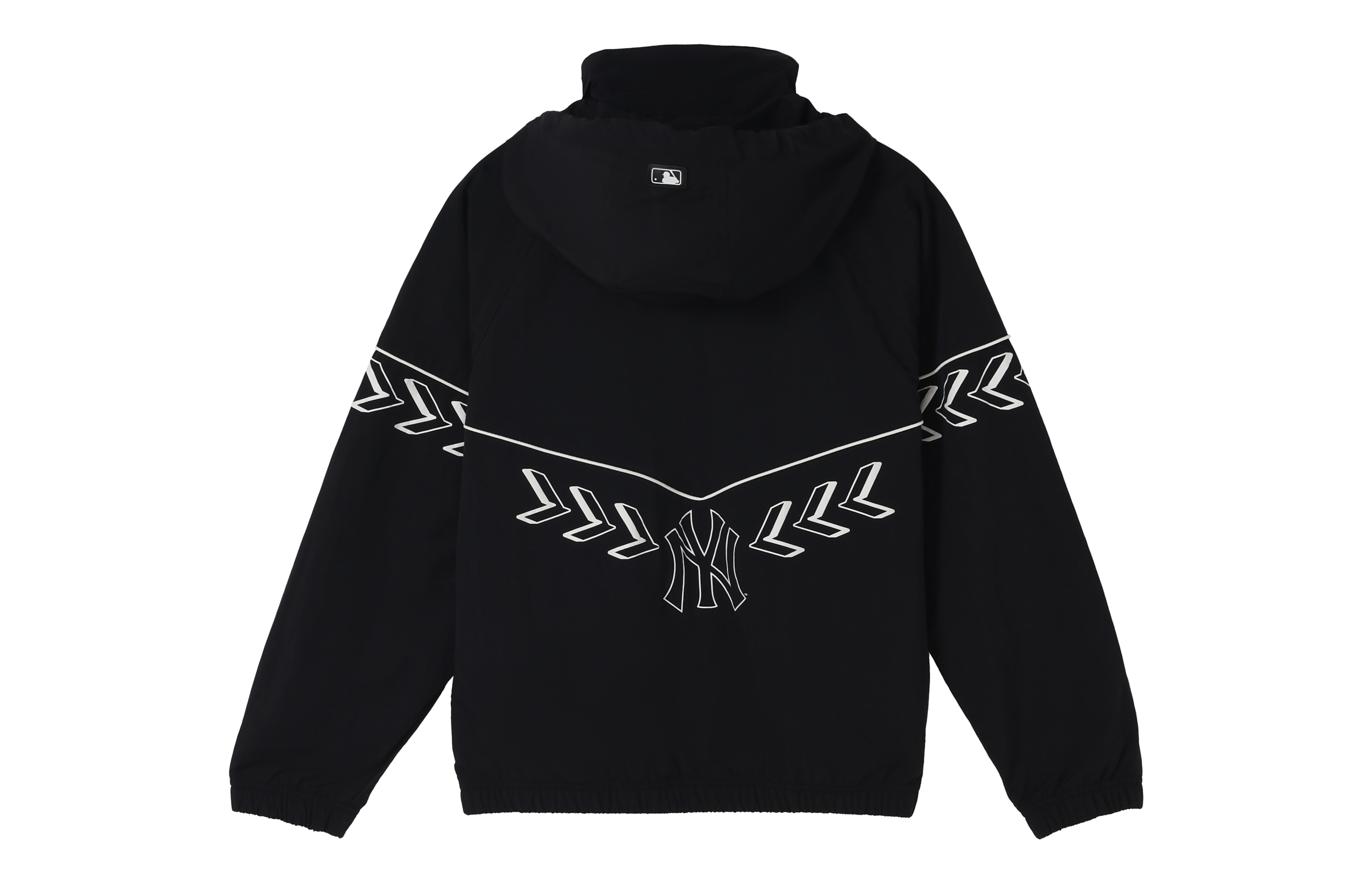 MLB New York Yankees Unisex Black Full-Zip Hoodie Jacket 3AWJS0114-50BKS 圖 3