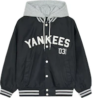 MLB New York Yankees Unisex Black Long Sleeve Casual Stylish Jacket. 3AJPV0451-50BKS MLB New York Yankees Unisex Black Long Sleeve Casual Stylish Jacket. 3AJPV0451-50BKS