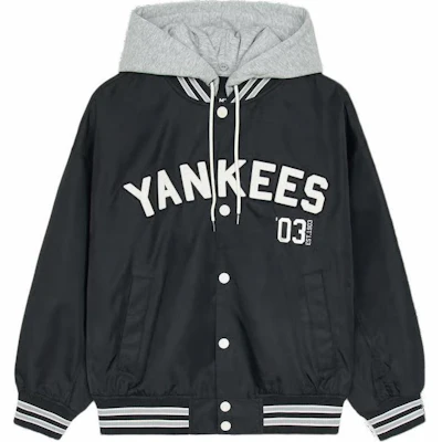 MLB New York Yankees Jaket Hitam Lengan Panjang Unisex Kasual Stylish. 3AJPV0451-50BKS Order MLB New York Yankees Jaket Hitam Lengan Panjang Unisex Kasual Stylish. 3AJPV0451-50BKS
