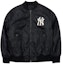 Order MLB New York Yankees Unisex Black Loose-Fit Jacket Cotton Coat. 3AJP25016-1