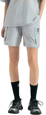 MLB New York Yankees Unisex Casual Soft Shorts Light Grey 3ASMB0443-50GRL Purchase MLB New York Yankees Unisex Casual Soft Shorts Light Grey 3ASMB0443-50GRL