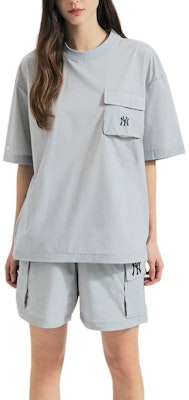 MLB New York Yankees Unisex Casual Soft Shorts Light Grey 3ASMB0443-50GRL Sizing MLB New York Yankees Unisex Casual Soft Shorts Light Grey 3ASMB0443-50GRL