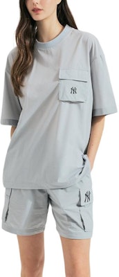 MLB New York Yankees Unisex Casual Soft Shorts Light Grey 3ASMB0443-50GRL Cheap MLB New York Yankees Unisex Casual Soft Shorts Light Grey 3ASMB0443-50GRL
