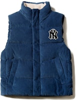 MLB New York Yankees Unisex Corduroy Vest Blue 31DVC1061-50U MLB New York Yankees Unisex Corduroy Vest Blue 31DVC1061-50U