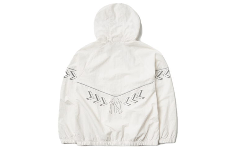 MLB New York Yankees Unisex Ivory White Zip-Up Hoodie Jacket. 3AWJS0114-50IVS 圖 3