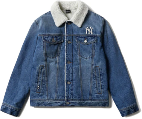 MLB Jaket Denim Biru Muda Unisex New York Yankees 31JPN1041-50U Buy MLB Jaket Denim Biru Muda Unisex New York Yankees 31JPN1041-50U