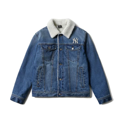 MLB New York Yankees Unisex Light Blue Denim Jacket 31JPN1041-50U