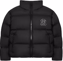 MLB New York Yankees Unisex Printed Puffer Jacket Black Long Sleeve. 3ADJM1026-50BKS MLB New York Yankees Unisex Printed Puffer Jacket Black Long Sleeve. 3ADJM1026-50BKS