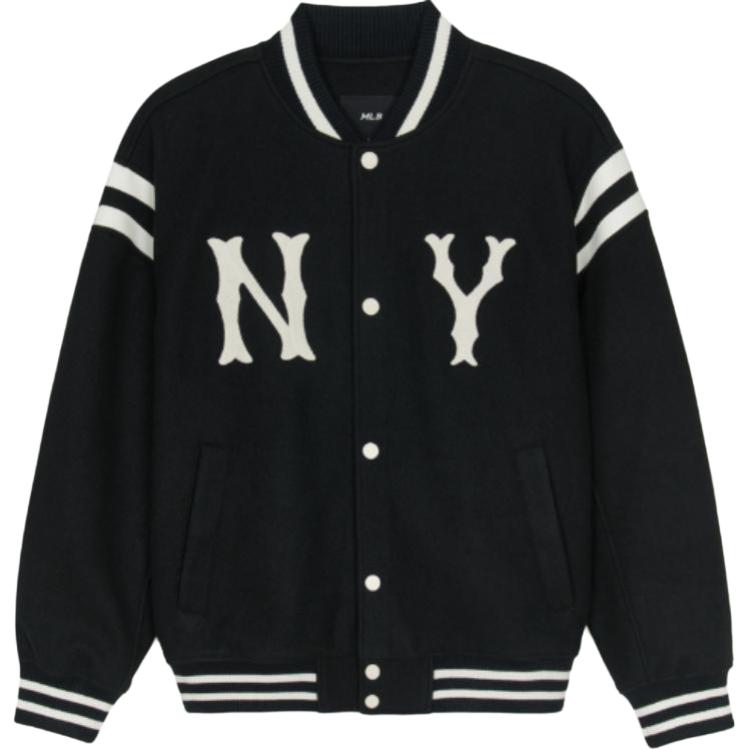 Order MLB New York Yankees Varsity Cooper's Colorblock Jacket Unisex Black 3AJPV1546-50BKS
