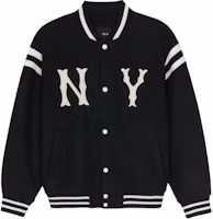 Order MLB New York Yankees Varsity Cooper's Colorblock Jacket Unisex Black 3AJPV1546-50BKS