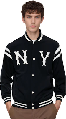 MLB New York Yankees Varsity Cooper's Colorblock Jacket Unisex Black 3AJPV1546-50BKS Purchase MLB New York Yankees Varsity Cooper's Colorblock Jacket Unisex Black 3AJPV1546-50BKS