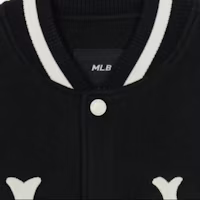 Cheap MLB New York Yankees Varsity Cooper's Colorblock Jacket Unisex Black 3AJPV1546-50BKS