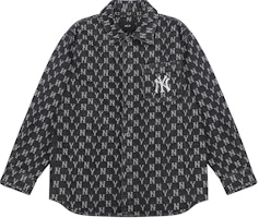 MLB New York Yankees Vintage Full-Print Denim Shirt Unisex Dark Gray Long Sleeve 3ADRMN321-50GRD MLB New York Yankees Vintage Full-Print Denim Shirt Unisex Dark Gray Long Sleeve 3ADRMN321-50GRD
