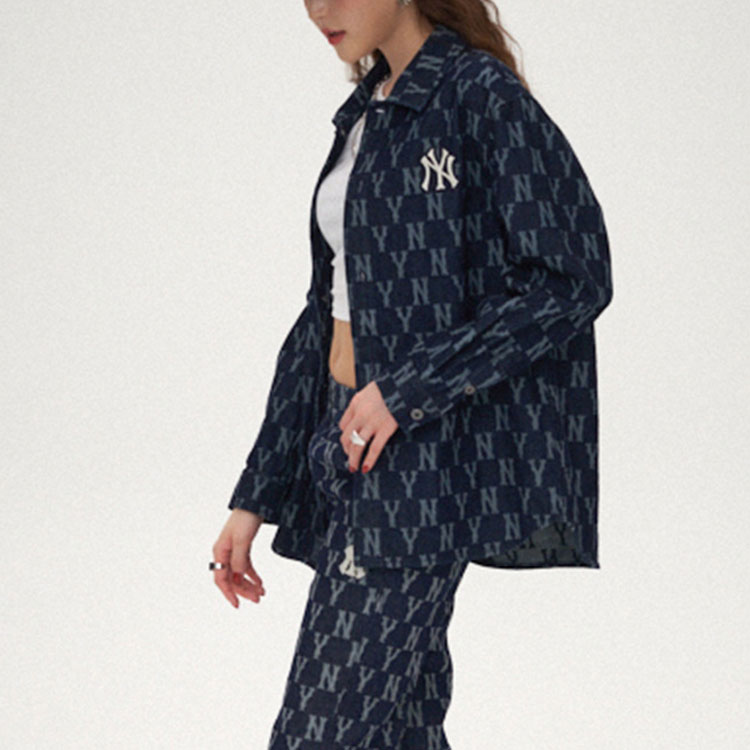 Purchase MLB New York Yankees Logo Vintage Navy Long-Sleeve Retro Unisex Style. 3AWSN4014-50BLD