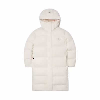 MLB New York Yankees White Long Puffer Jacket Unisex Hooded Winter Coat. 3ADJB0926-50CRS