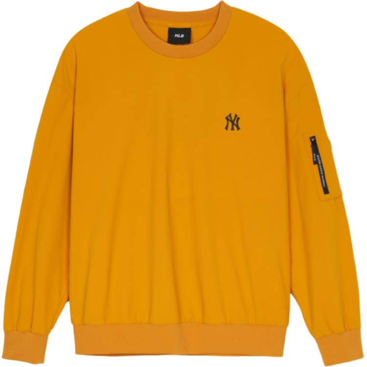 MLB New York Yankees Yellow Woven Sports Comfort Long-Sleeve Sweatshirt Unisex 3AMTB1044-50MSS