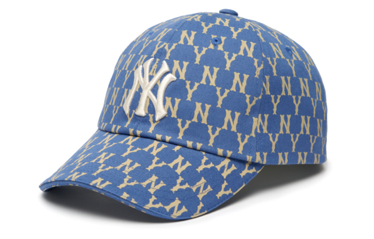 MLB NY Embroidered Monogram Baseball Cap Unisex 3ACPFA01N-50BLD