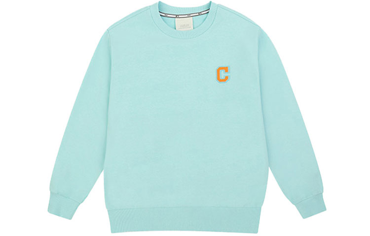MLB NY/LA Embroidered Logo Mint Green Long-Sleeve Unisex Sweatshirt 31MT04011-45T