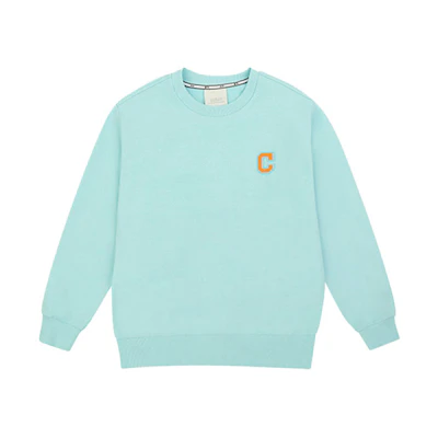 MLB NY/LA Embroidered Logo Mint Green Long-Sleeve Unisex Sweatshirt 31MT04011-45T