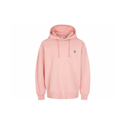 MLB NY Pink Oversized Patch Logo Long Sleeve Casual Sweatshirt Unisex 31HD02941-50P