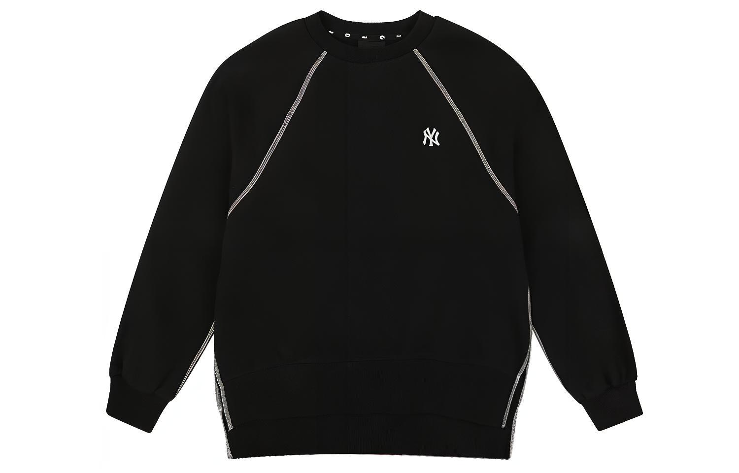 MLB NY Side-Slit Long Sleeve Casual Sweatshirt Unisex Black 31MTW3011-50L