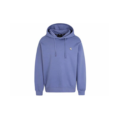 MLB NY Unisex Long Sleeve Relaxed Fit Blue Sweatshirt with Logo Patch 31HD02941-50U
