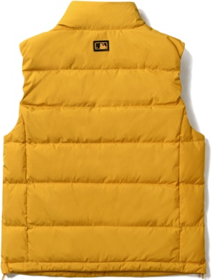 MLB NY Unisex Rompi Mustard Kuning Puffer dengan Isi Bulu. 31DV01061 Lookbook MLB NY Unisex Rompi Mustard Kuning Puffer dengan Isi Bulu. 31DV01061