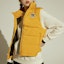 Shop MLB NY Unisex Rompi Mustard Kuning Puffer dengan Isi Bulu. 31DV01061