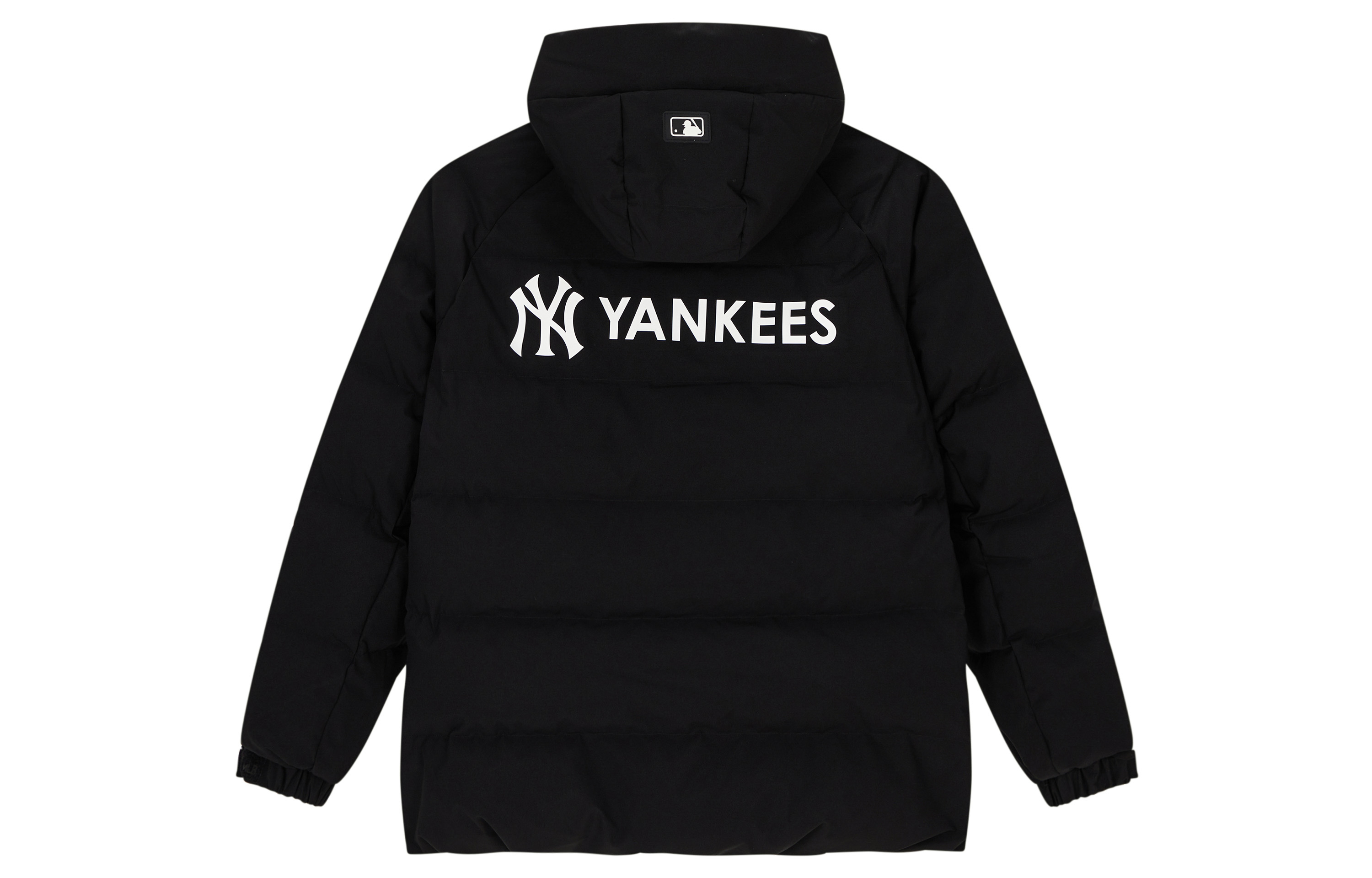 MLB NY Yankees Black Short Puffer Jacket Unisex - Windproof & Warm. 3ADJB2036-50BKS
