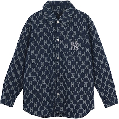MLB NY Yankees FW22 Monogram Vintage Denim Jacket Unisex Couple Style Blue 3ADRM0224-50NYD Buy MLB NY Yankees FW22 Monogram Vintage Denim Jacket Unisex Couple Style Blue 3ADRM0224-50NYD