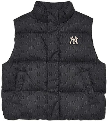 MLB NY Yankees FW23 Monogram Rompi Puffer Unisex Hitam 3ADVM0136-50BKS Order MLB NY Yankees FW23 Monogram Rompi Puffer Unisex Hitam 3ADVM0136-50BKS