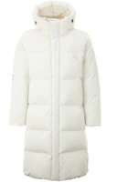 MLB NY Yankees Ivory Logo Long Puffer Jacket Unisex 31DJS2961-50I MLB NY Yankees Ivory Logo Long Puffer Jacket Unisex 31DJS2961-50I