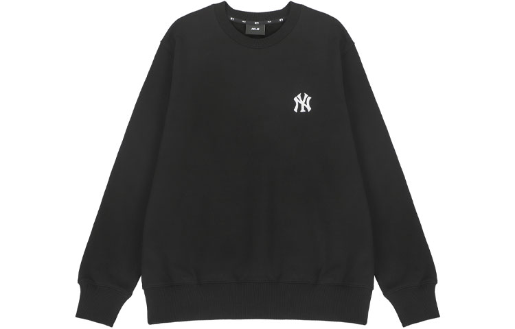 MLB NY Yankees Letter Print Crewneck Sweatshirt Unisex Black - Fall Edition 3AMTB0421-50BKS 圖 2