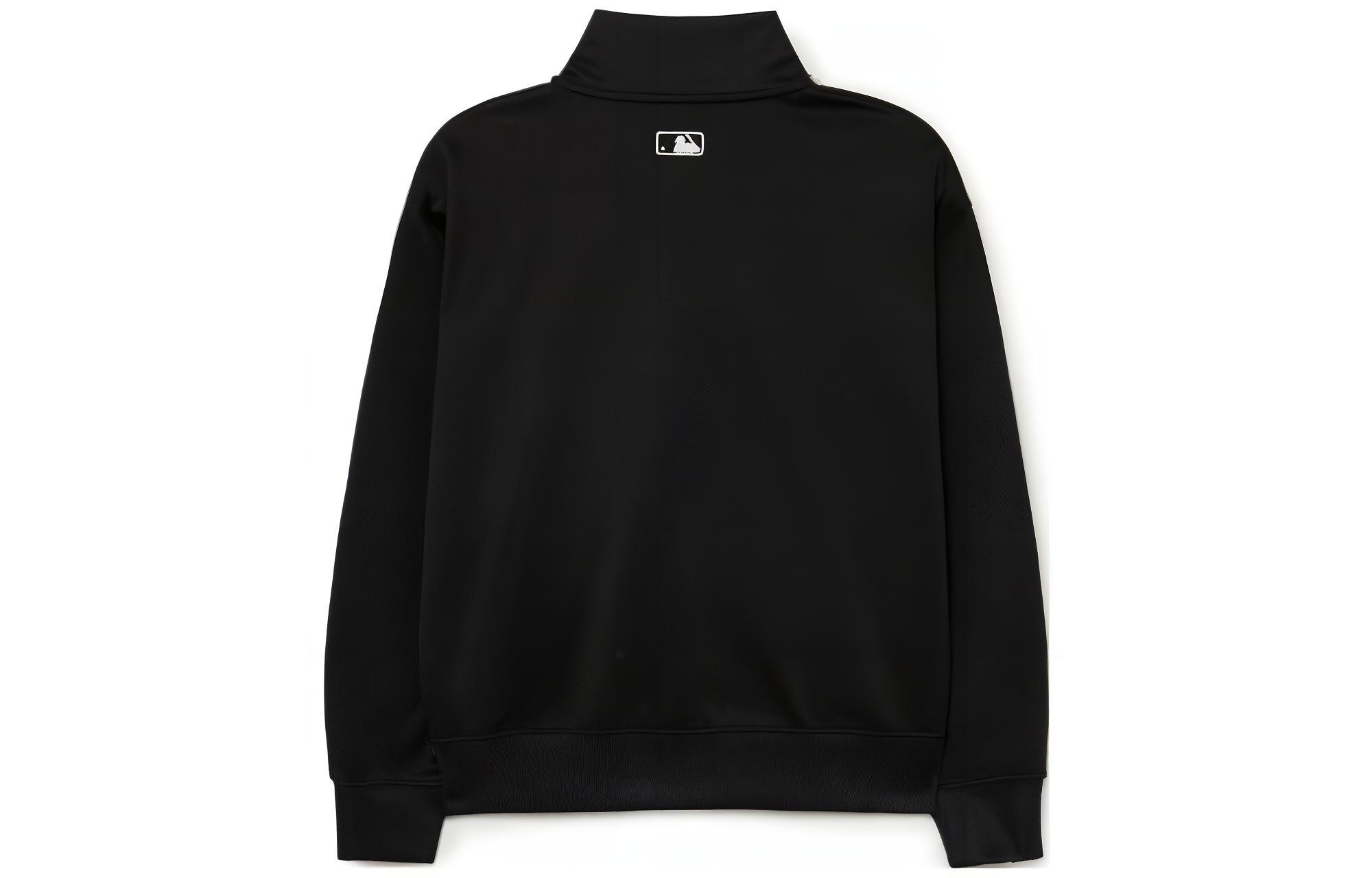 Lookbook MLB NY Yankees Letter Relaxed Fit Bomber Jacket Unisex Black 3ATRB0434-50BKS